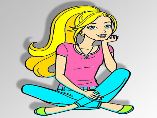 Barbie Coloring Game