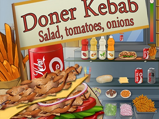 Doner Kebab : Salad Tomatoes Onions