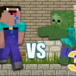 Minecraft Noob vs Zombies 3