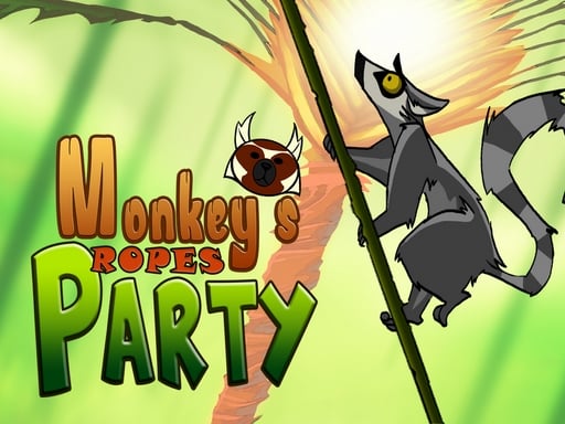 Monkeys ropes party