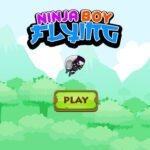 Ninja flying boy