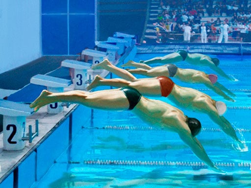 Swimming Pool Race